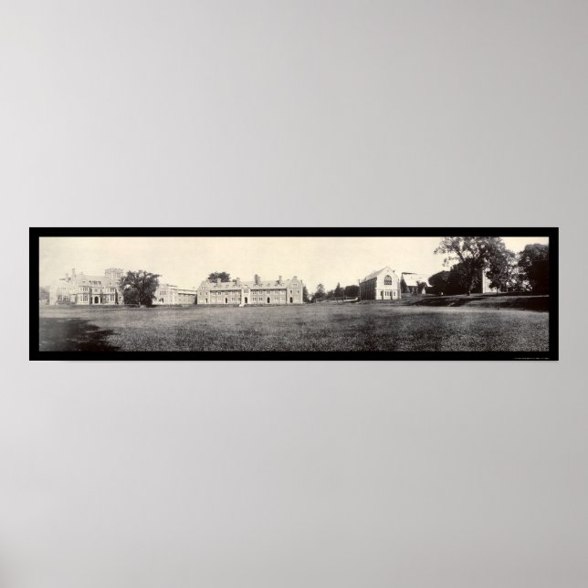 Geneva, New York Hobart College Photo 1909 Poster (Vorne)