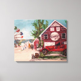 "Geneva On Lake, Ohio" von Willowcatdesigns Leinwanddruck