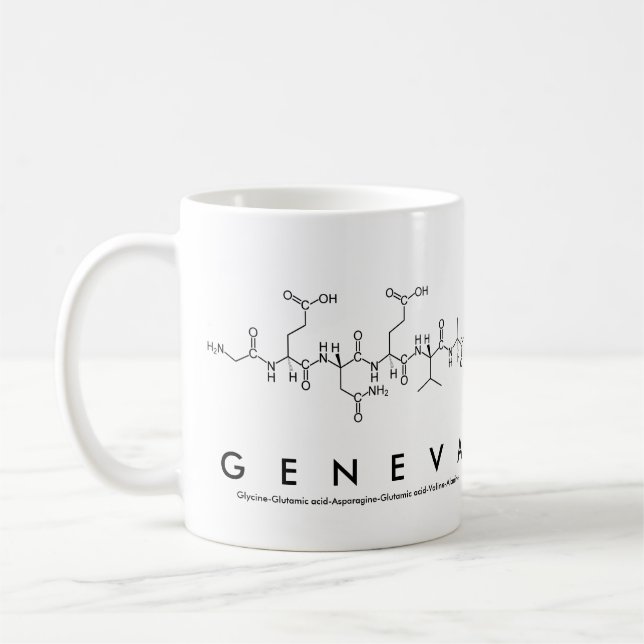 Geneve peptide nom mug (Gauche)