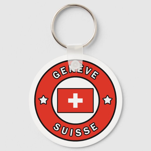 Genève Suisse Schlüsselanhänger (Vorderseite)