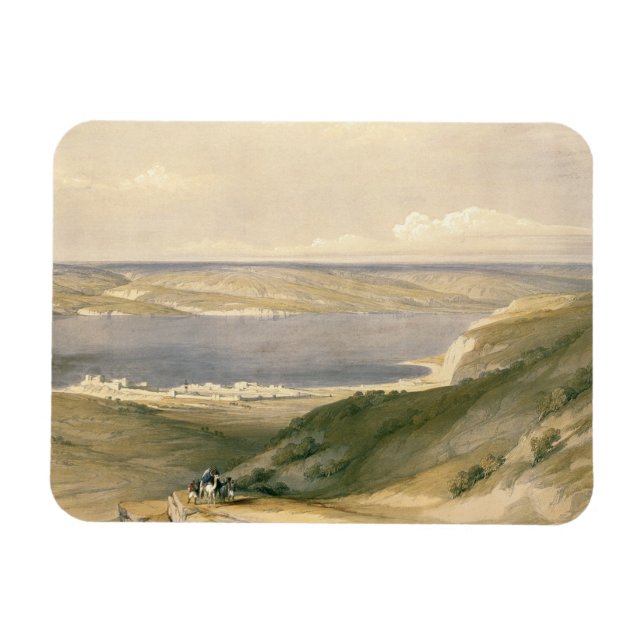 Genezareth, See von Galiläa oder Genezareth, Blick Magnet (Horizontal)