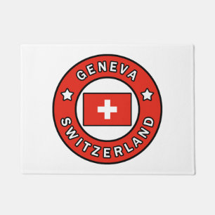 Genf die Schweiz Fußmatte
