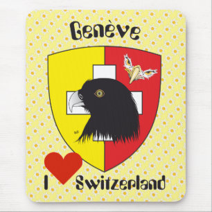 Genf, Genève, Ginevra, Genevra Mousepad