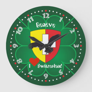 Genf / Genève Schweiz Suisse Svizzera Große Wanduhr