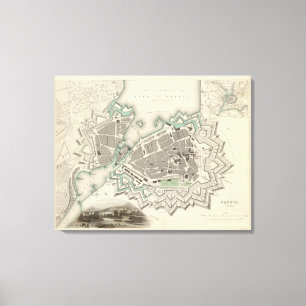 Genf Genf Leinwanddruck