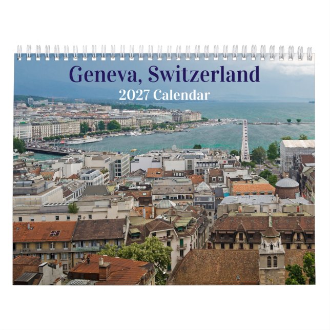 Genf, Schweiz 2026 Kalender (Titelbild)