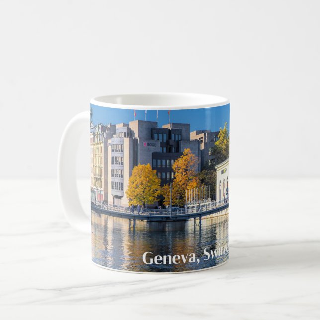 Genf, Schweiz Kaffeetasse (Vorderseite Links)