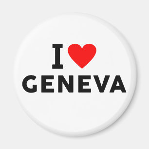 Genf Schweiz Liebesstadt Herz wie Reisen Magnet