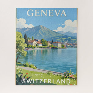 Genf Schweiz See Landschaft