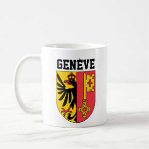 Genf, Schweiz - Wappen Kaffeetasse
