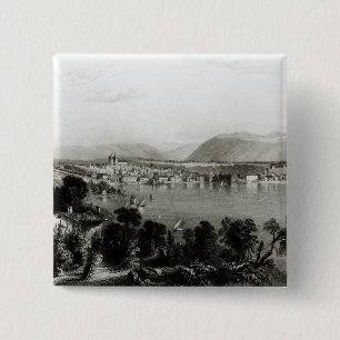 Genf von Coligny, graviert von Robert Wallis Button