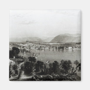 Genf von Coligny, graviert von Robert Wallis Magnet