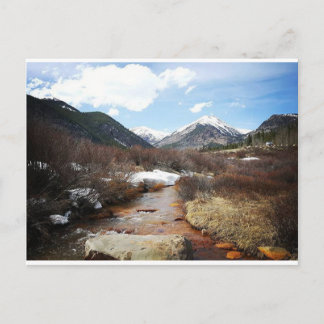 Genfer Bach im Herbst Postkarte