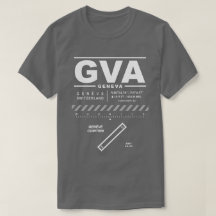 Genfer Cointrin Airport GVA T - Shirt