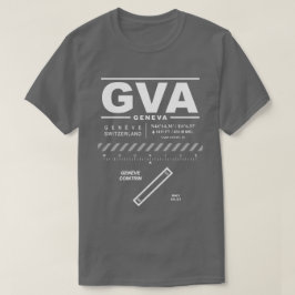 Genfer Cointrin Airport GVA T - Shirt
