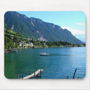 Genfer See im Sommer Mousepad