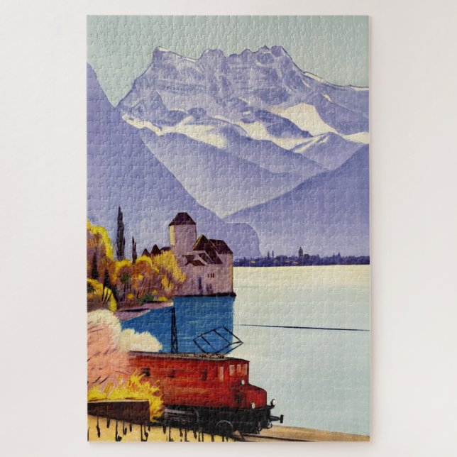 Genfer See Reise (Vertikal)