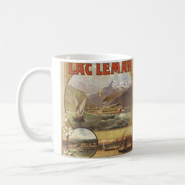 Genfer See Travel Kaffeetasse (Links)