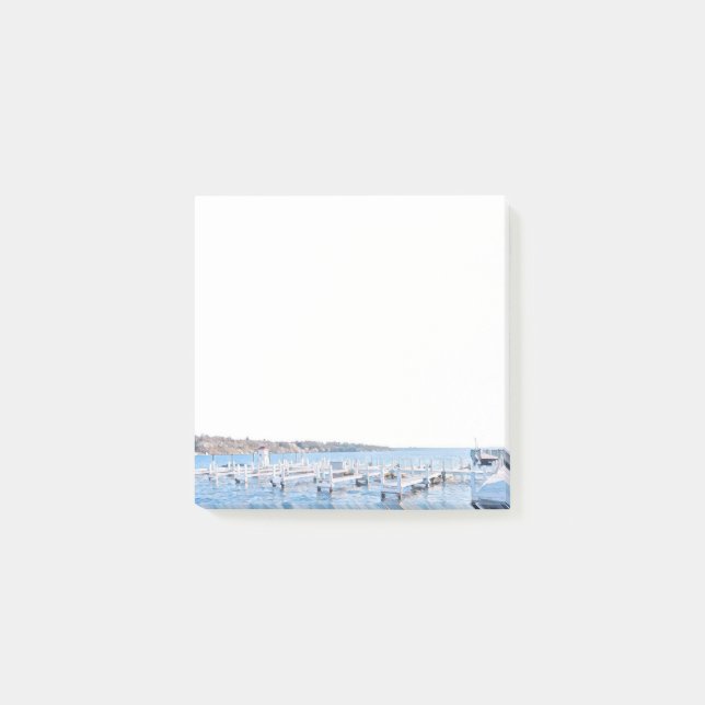 Genfer See Wisconsin Postit Notes Post-it Klebezettel (Vorderseite)