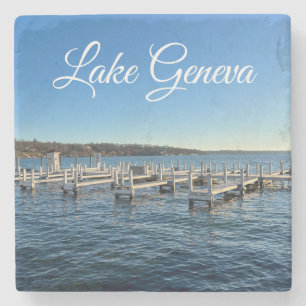 Genfersee Wisconsin Stone Untersetzer