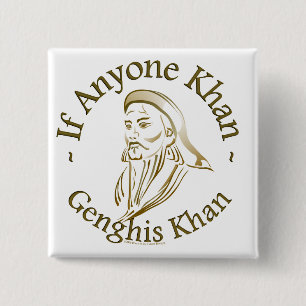 Genghis Khan Button