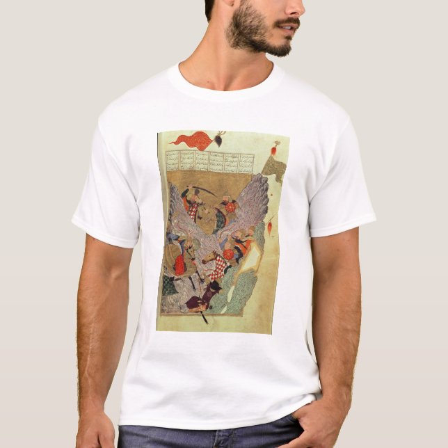 Genghis Khan (c.1162-1227) die Chinesen herein T-Shirt (Vorderseite)