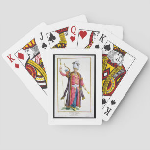 Genghis Khan (c.1162-1227) von 'Receuil DES Estam Spielkarten