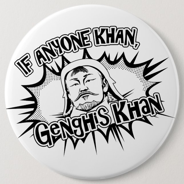 Genghis Khan kann! Button (Vorderseite)