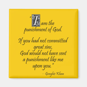 Genghis Khan… Magnet