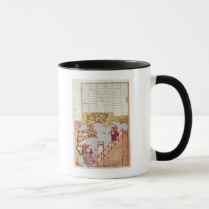 Genghis Khan, welche zu einer Versammlung spricht Tasse