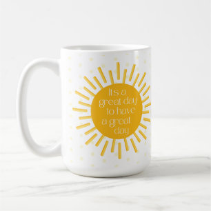 Génial grand jour matin Sun café Mug
