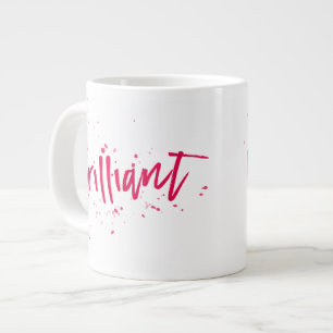 Genial! Roter Splint in jeder Farbe Jumbo-Tasse