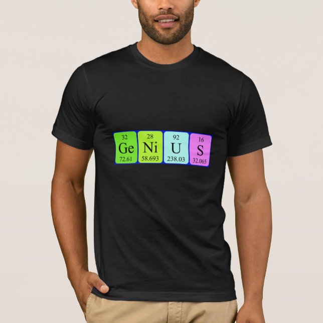 Geniales Periodenname-Shirt T-Shirt (Vorderseite)