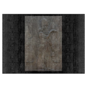Genie Benisseur der Assyrien an mesopotamischer Go Schneidebrett