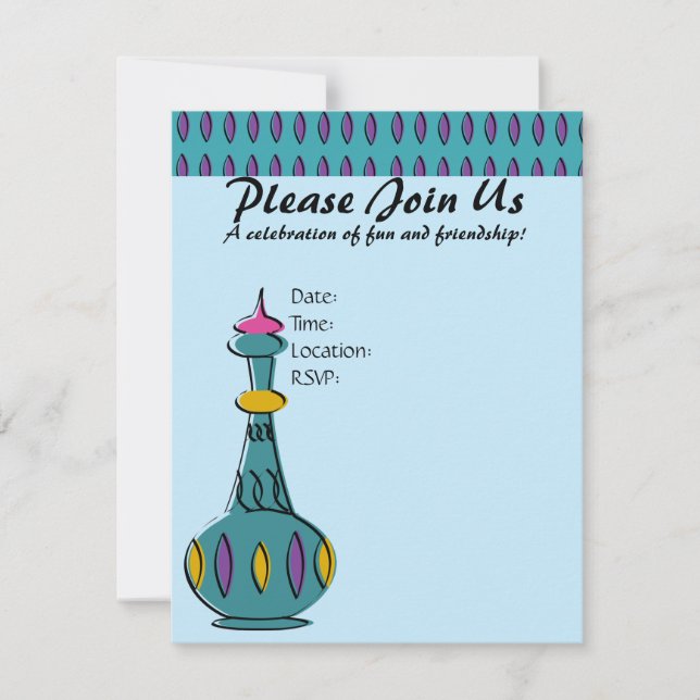 Genie Bottles 2010 Einladung (Vorderseite)