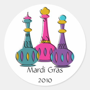 Genie Bottles 2010 Runder Aufkleber