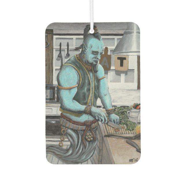 Genie Cooking Kitchen Magic Fantasy Air Freshener Autolufterfrischer (Vorderseite)