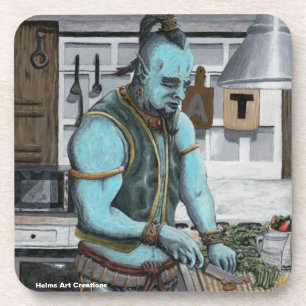 Genie Cooking Kitchen Magic Plastic Untersetzer