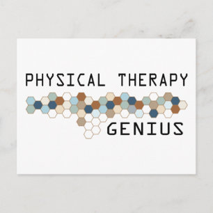 Genie der Physiotherapie Postkarte