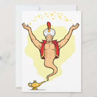 Genie, die den Wunsch erfüllt