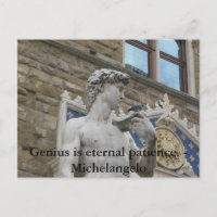 Genie ist ewige Geduld. - Zitat von Michelangelo