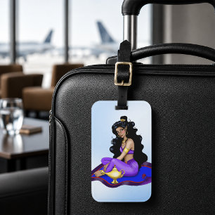 Genie Magic Carpet Lampe Blauer Himmel Gepäckanhänger