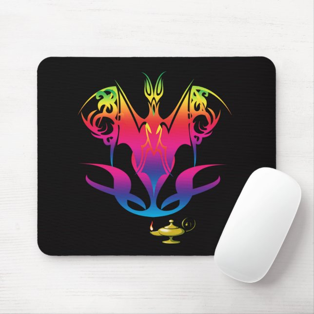Genie-Mauspad Mousepad (Mit Mouse)