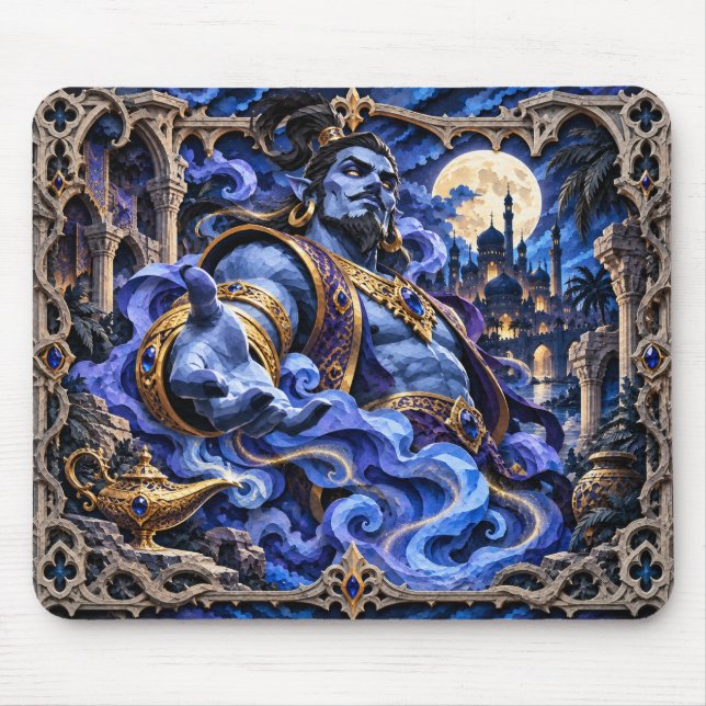 Genie, Paper Cut Monster Mousepad (Vorne)