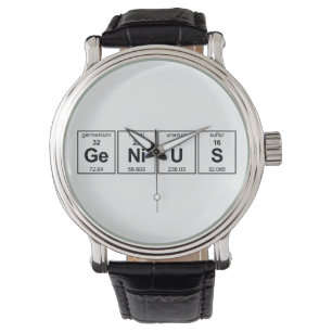 Genie-Periodensystem Armbanduhr