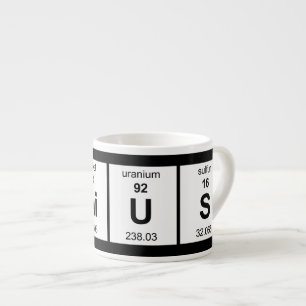 Genie-Periodensystem Espressotasse
