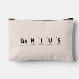 'Genie' Periodensystem - Soft Blush Beige Zubehörtasche