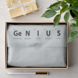 'Genie' Periodensystem Wissenschaft - Sanftes Euka Seidenpapier