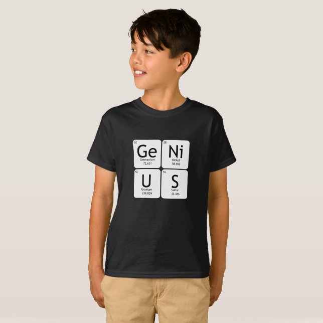 Genie scherzt Hanes TAGLESS T-Shirt (Vorne ganz)