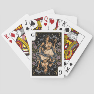 Genie, Sternen-Tarot-Kunst Spielkarten